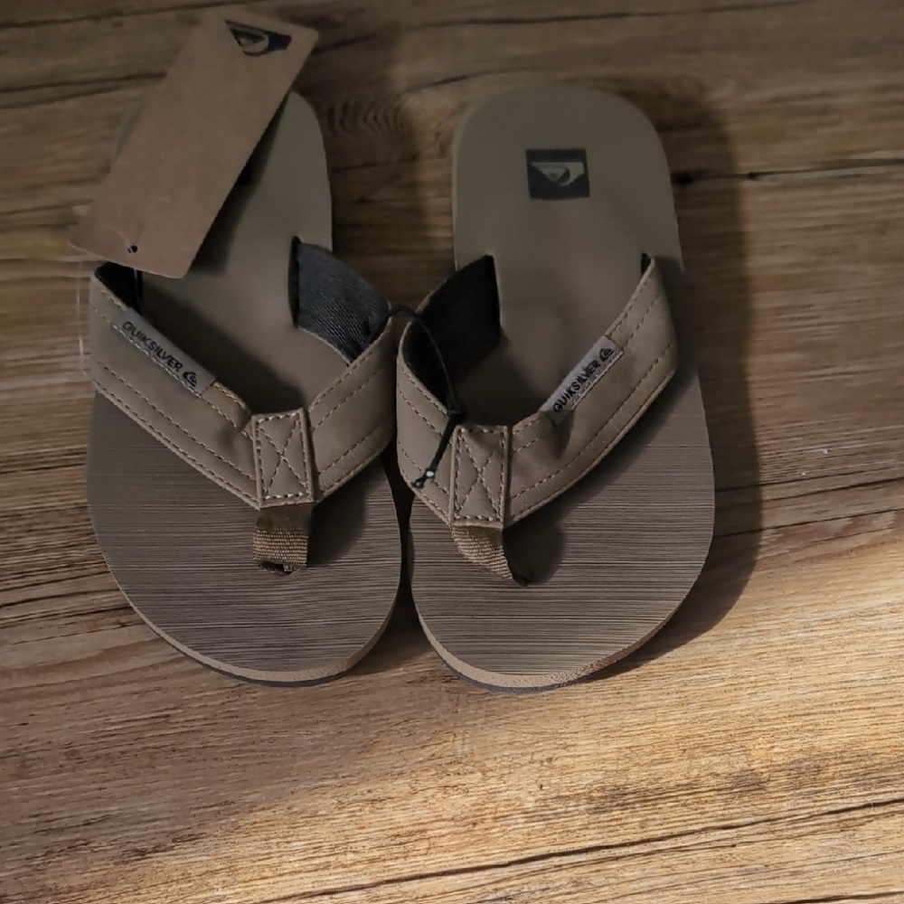 Quiksilver Kid's Brown Flip-Flops